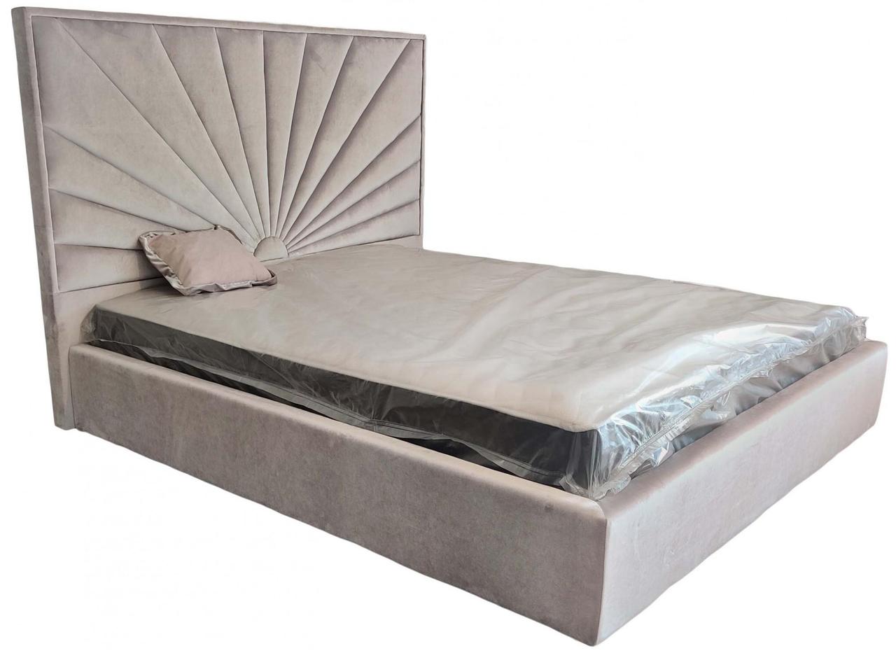 Ліжко двоспальне BNB Sunrise Comfort 180 x 190 см Simple З підйомним механізмом та нішою для білизни Мокко