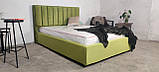 Ліжко BNB Arabela Comfort 120 х 190 см Simple З підйомним механізмом та нішою для білизни Зелений, фото 4