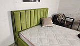 Ліжко BNB Arabela Comfort 120 х 190 см Simple З підйомним механізмом та нішою для білизни Зелений, фото 7