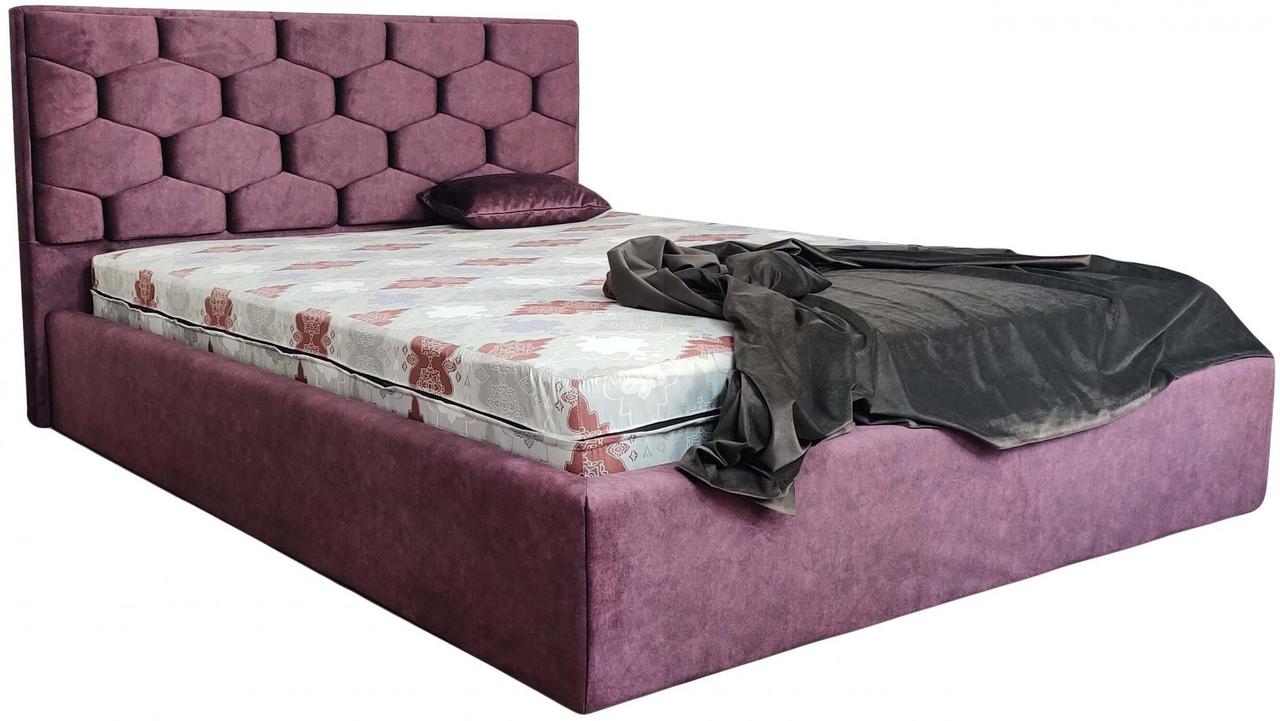 Ліжко двоспальне BNB Octavius Premium 180 х 190 см Simple З додатковою металевою цільнозварною рамою