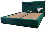 Ліжко BNB Mayflower Premium 120 х 200 см Simple Зелений, фото 3