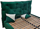 Ліжко BNB Mayflower Premium 120 х 200 см Simple Зелений, фото 4