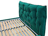 Ліжко BNB Mayflower Premium 120 х 200 см Simple Зелений, фото 5