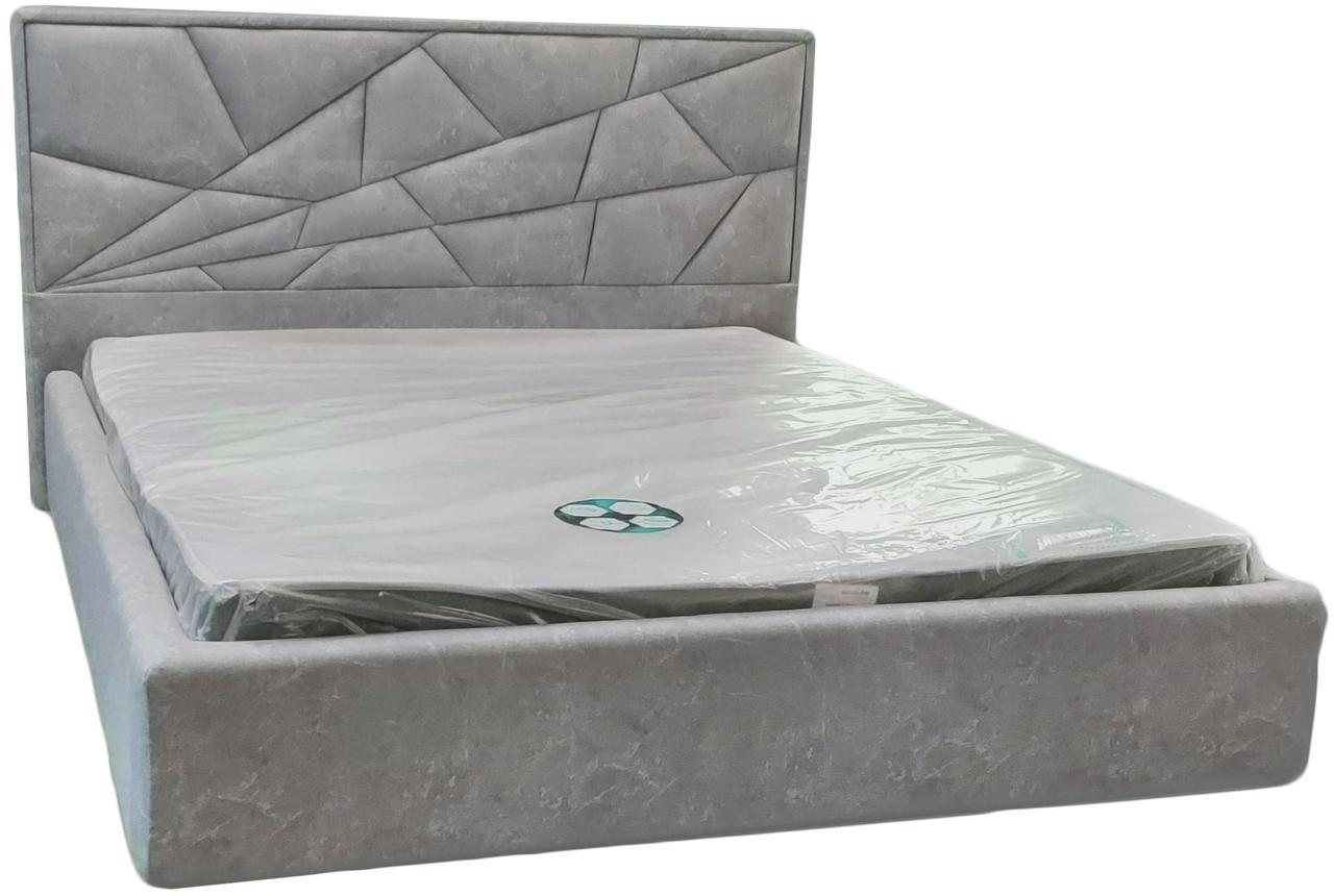 Ліжко BNB Trinidad Comfort 90 х 190 см Simple З підйомним механізмом та нішою для білизни Сірий