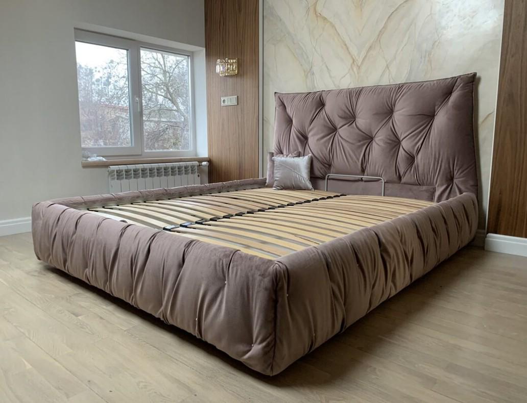 Ліжко двоспальне BNB Mayflower Premium 140 х 200 см Simple Коричневий