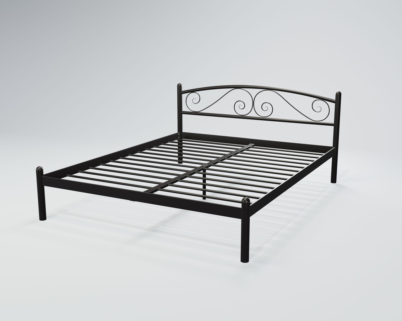 Ліжко двоспальне BNB ViolaDesign 140х190 чорний