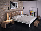 Ліжко двоспальне BNB KarissaDesign 120х200 білий, фото 4
