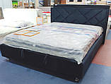 Ліжко BNB Dracar Comfort 120 х 190 см Allure З підйомним механізмом та нішою для білизни Синій, фото 6