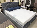 Ліжко BNB Dracar Comfort 120 х 190 см Allure З підйомним механізмом та нішою для білизни Синій, фото 7