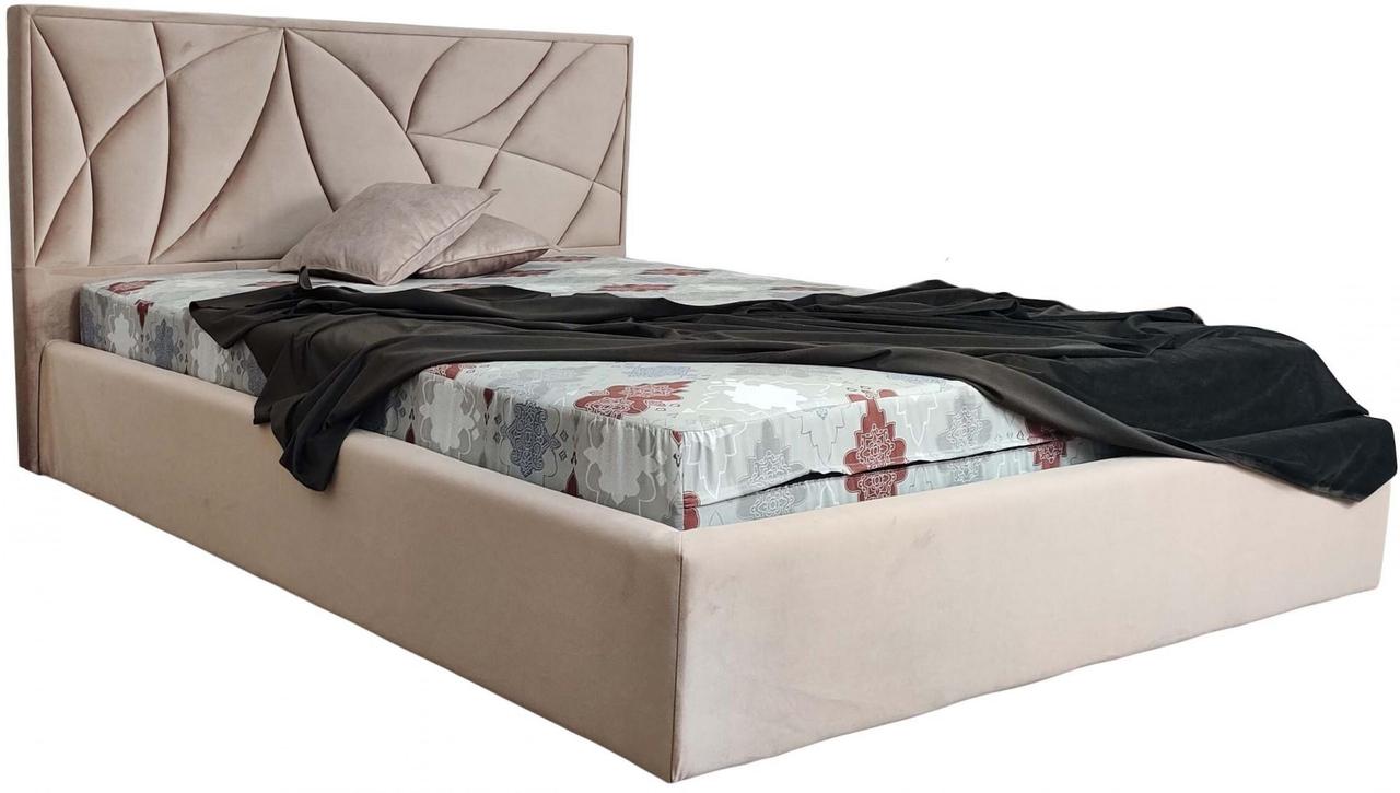 Ліжко BNB Aurora Comfort 120 х 190 см Simple З підйомним механізмом та нішою для білизни Мокко