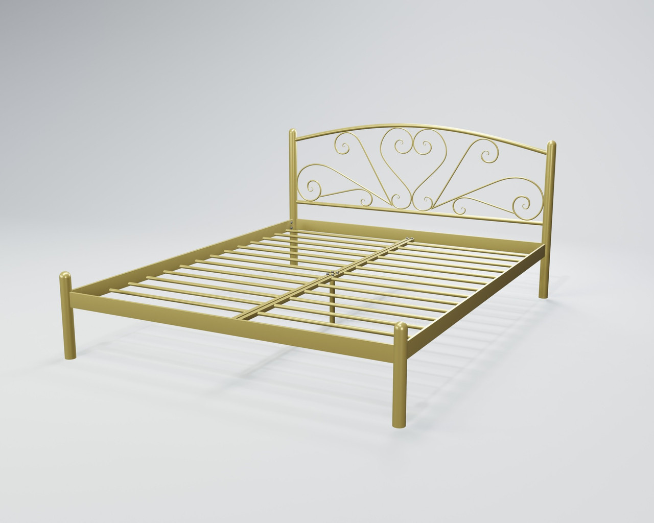 Ліжко двоспальне BNB KarissaDesign 140х200 золотий