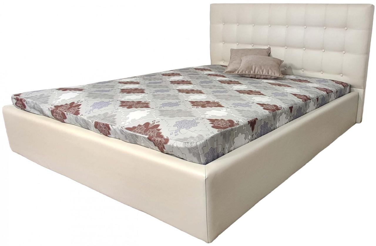 Ліжко двоспальне BNB Britania Comfort 160 x 190 см З підйомним механізмом та нішою для білизни Екошкіра