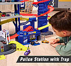 Ігровий набір Гараж Центр перегонів 6 рівнів 5 металевих машинок звук і світло 2059988, фото 3