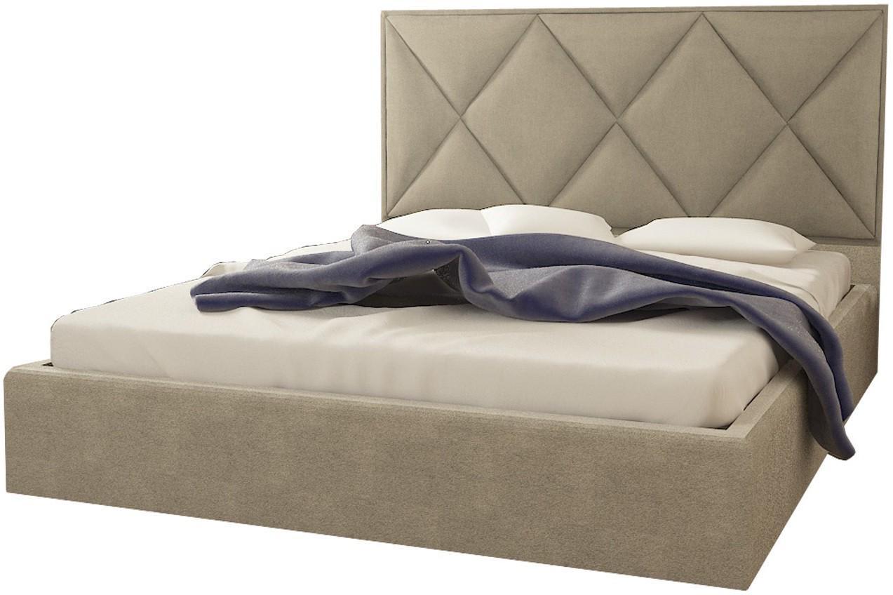 Ліжко BNB Pallada Comfort 120 х 190 см Simple З підйомним механізмом та нішою для білизни Мокко