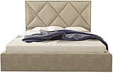 Ліжко BNB Pallada Comfort 120 х 190 см Simple З підйомним механізмом та нішою для білизни Мокко, фото 3