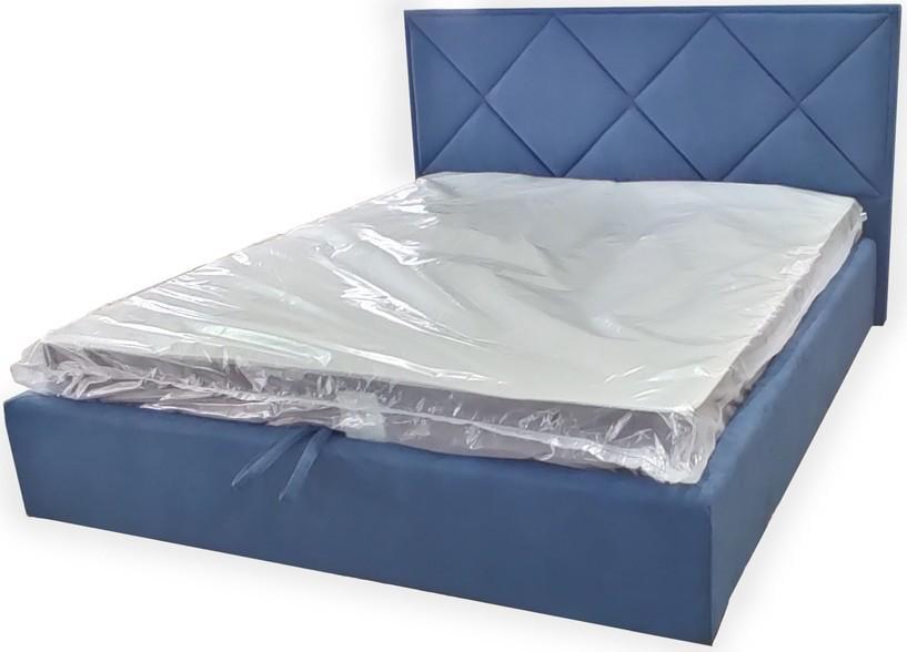 Ліжко BNB Pallada Comfort 90 х 190 см Simple З підйомним механізмом та нішою для білизни Синій