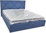 Ліжко BNB Pallada Comfort 90 х 190 см Simple З підйомним механізмом та нішою для білизни Синій, фото 4