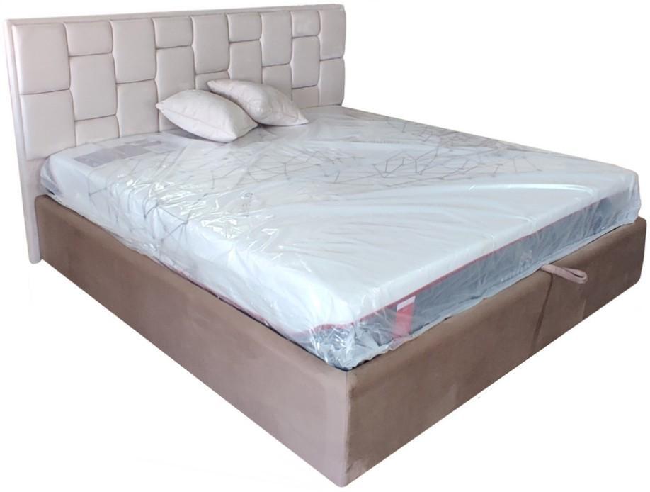 Ліжко BNB Royal Premium 120 х 190 см Simple З додатковою металевою цільнозварною рамою Айворі
