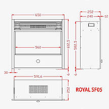 Електрокамін Royal 3D ETNA SF05, фото 3