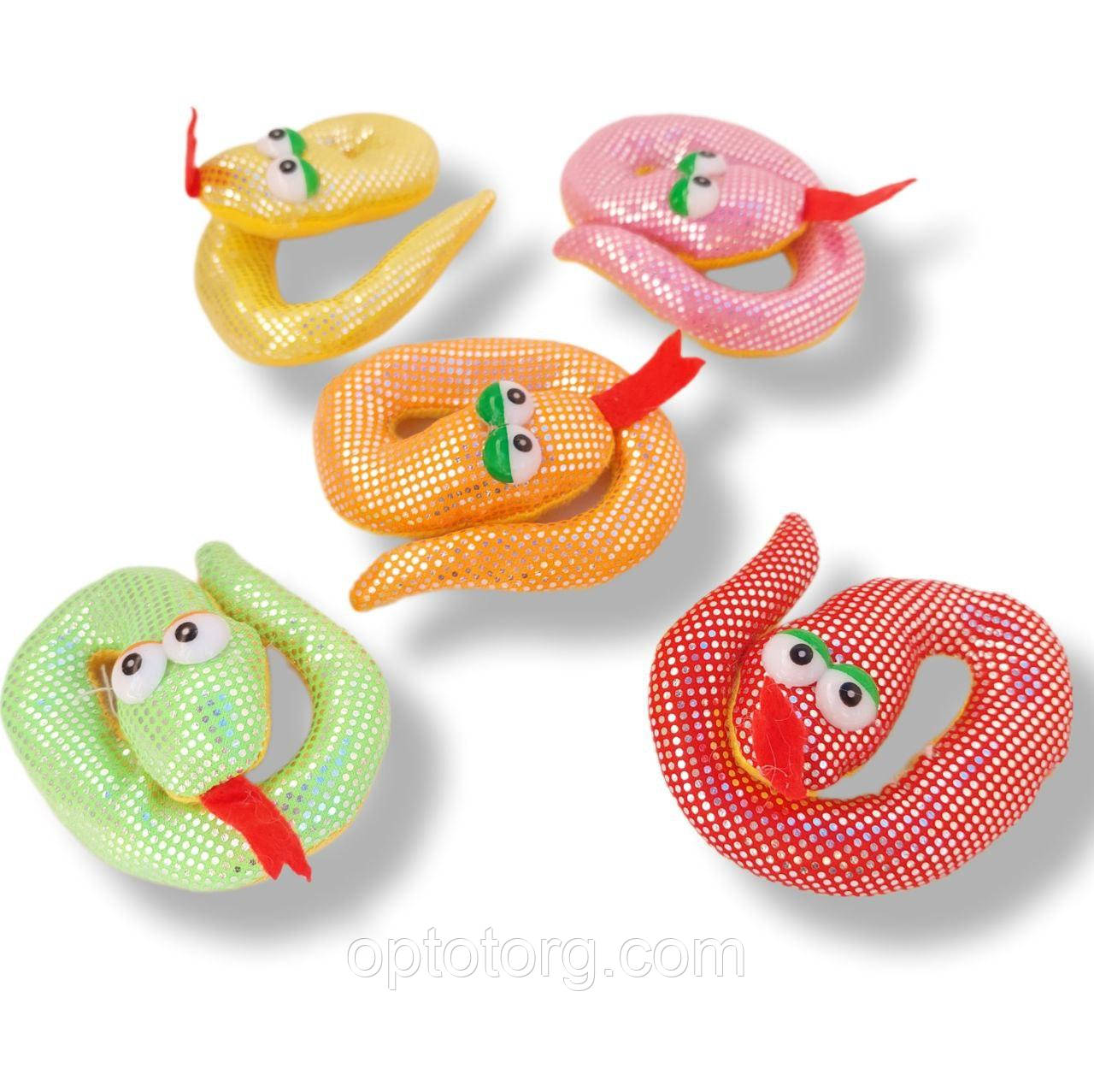 Магніт мякий на холодильник з символом 2025 року - Змія 7,5 см, фото 1