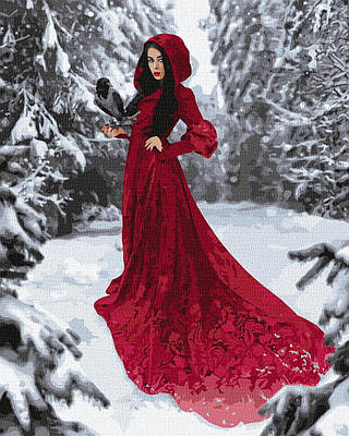 Картина за номерами 40×50 см. Зимова красуня КНО4912