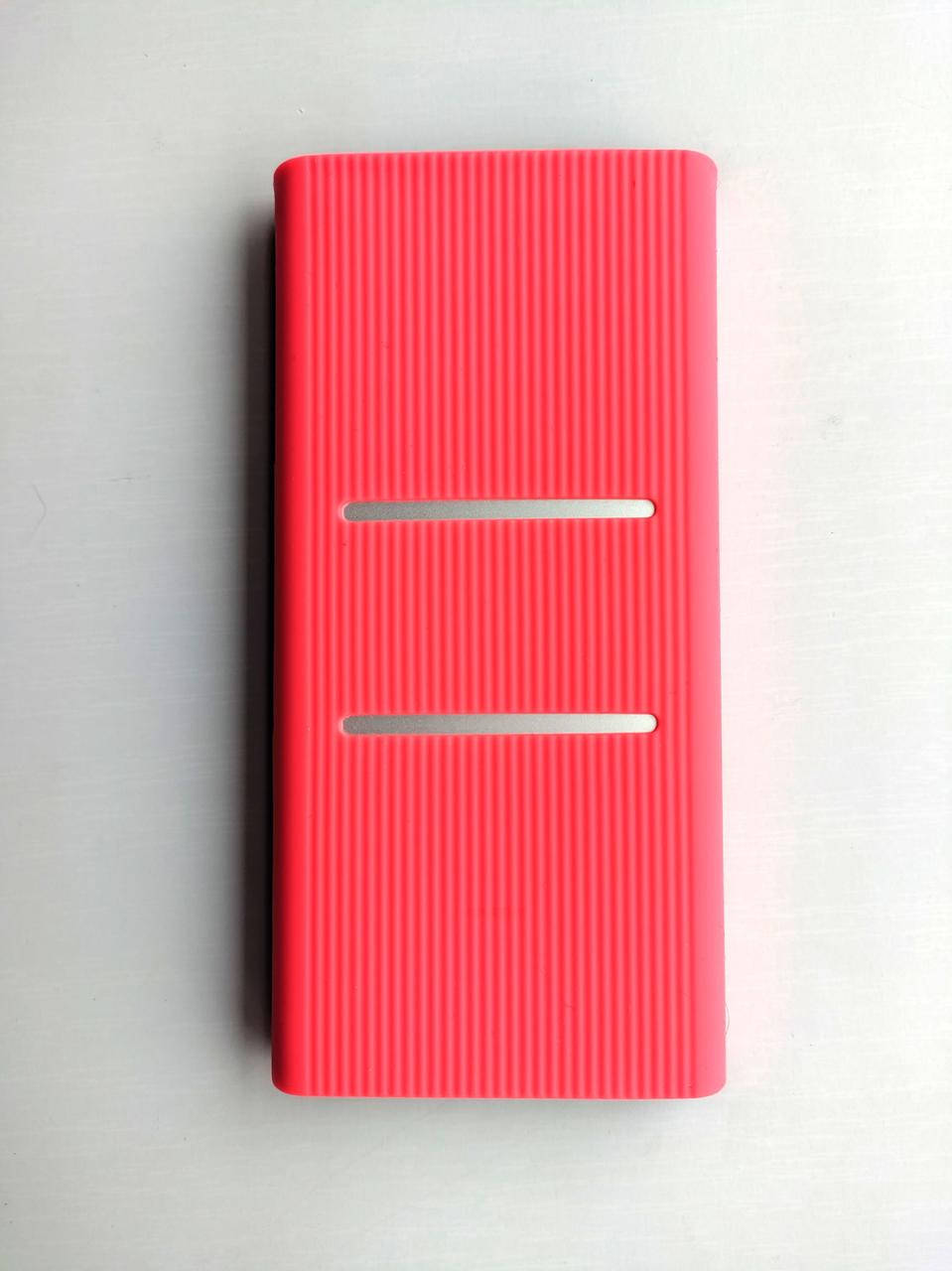 

Чехол для Xiaomi Power bank 2s / 3 10000 с прорезями 2xUSB PLM09ZM / PLM12ZM Розовый