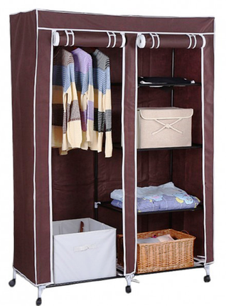 Складана шафа для речей Quality Wardrobe GD-0712 (120 х 30 х 175 см.), фото 1