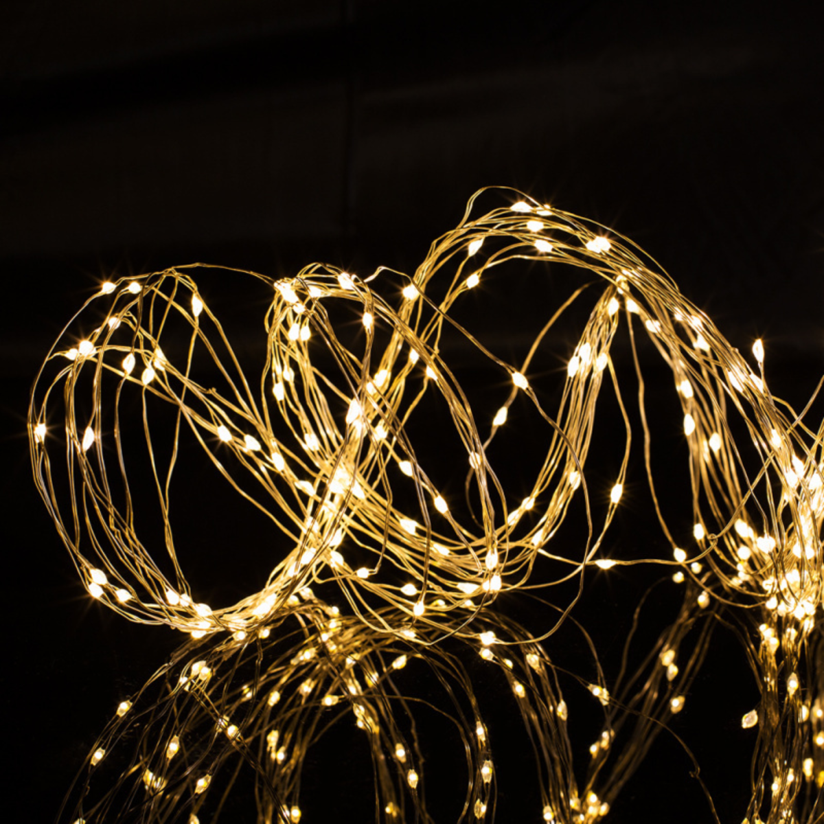 Гірлянда роса Кінський хвіст 600LED, новорічна гірлянда 25 ниток по 2,5м, гірлянда на ялинку тепле статичне світло, JYL-600, фото 1