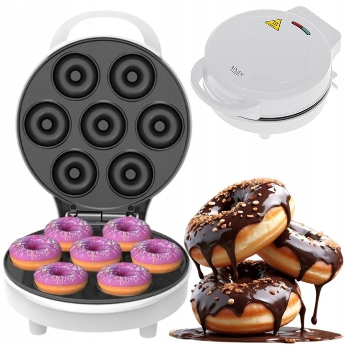 Апарат для пончиків Adler AD 3075 — 7 шт, антипригарне покриття, фото 1
