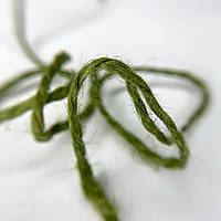 Шнур на метраж Радосвіт Шпагат джутовий двохнитковий Зелений 1.4 мм