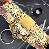 Годинник наручний Patriot 025 Sharp Gold-Blue механiчний з автопідзаводом, фото 8