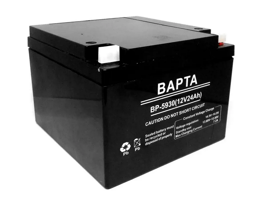 Батарея акумуляторна BAPTA 12В 24,0Ач 176х166х125 BP-5930 (7833)