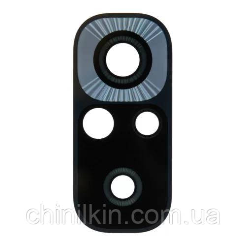 Скло камери для Xiaomi Redmi Note 10 4G / Note 10s Black/Blue, фото 1