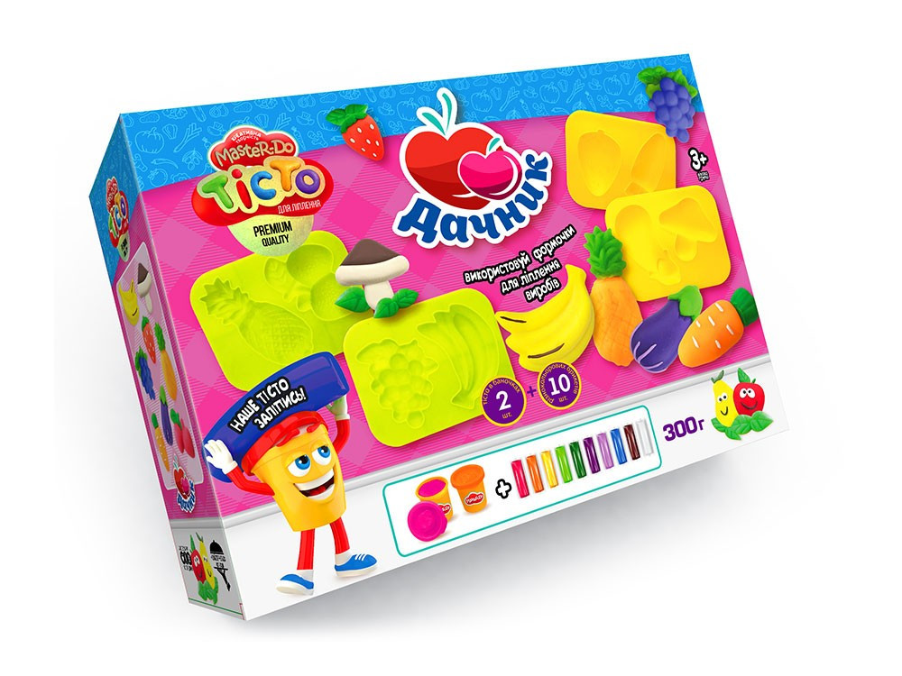 Набір креативної творчості Danko Toys "Тісто для ліплення MASTER-DO "Дачник" (TDM-18-01U)