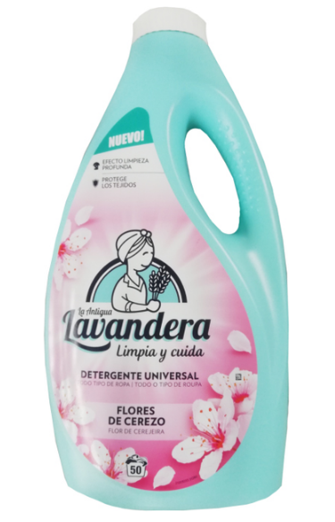 Гель для прання La Antigua Lavandera Квітуча вишня 2.5 л 8435495826767