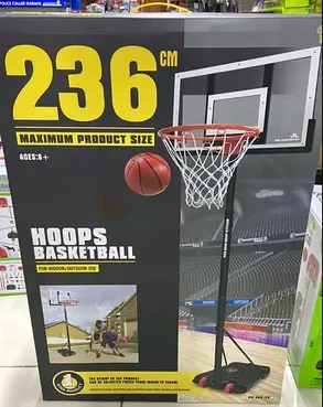Кільце баскетбольне на стійці висота 236 см м'яч насос в комплекті арт 666-E6A, фото 3