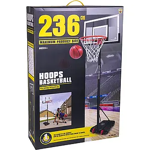 Кільце баскетбольне на стійці висота 236 см м'яч насос в комплекті арт 666-E6A, фото 1