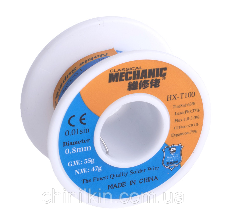 Припій Mechanik HX-T100 0.8мм, фото 1