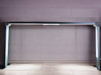 Безтіньова настільна лампа для beauty майстрів Квадратна в срібному кольорі 80 W GF L1