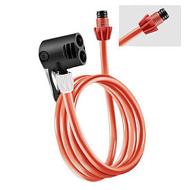 Шланг насоса автомобільного 120 см AV(автомобільний))/FV(Presta)/ різьба наружна 13 мм