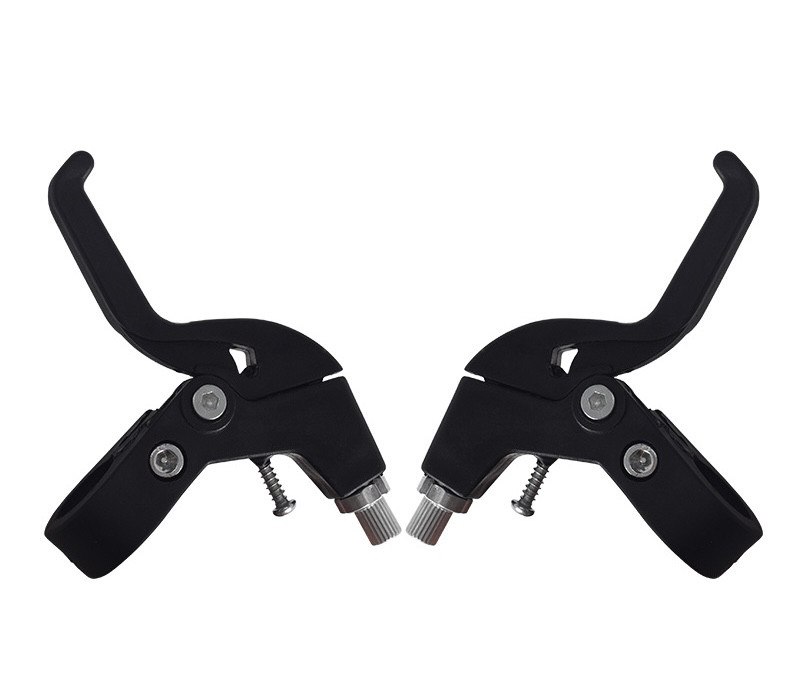 Дитячі гальмівні ручки для велосипеда, самоката, велобіга пара (права і ліва) чорні, фото 1