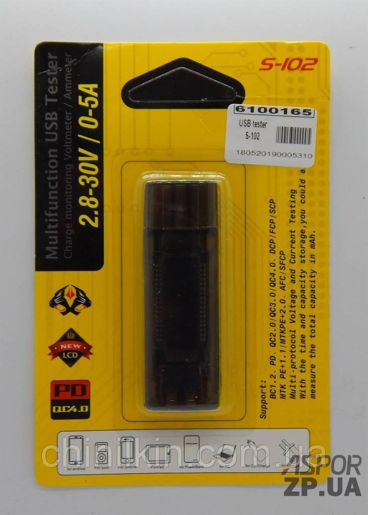 USB тестер цифровий S-102, фото 1