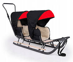 Санки подвійні Bliźniak SBBO-018