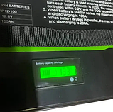 Акумулятор LanPWR LiFePO4 12V/100AH, 100A (1280W*h) (літій-залізо-фосфатний акумулятор для ДБЖ (UPS)), фото 3