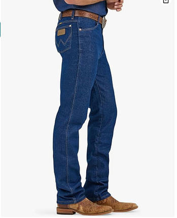 Джинси Wrangler 936 Slim Fit Prewashed Indigo (темно-синій), фото 1