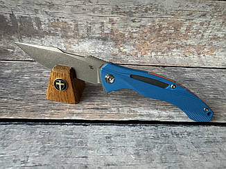 Кишеньковий складаний ніж Спартанець 2, виготовлений із сталі марки D2/59-61 HRC та замком liner lock