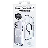 Накладка TPU Space Case with MagSafe для Samsung S24 / Samsung S25-прозор, фото 3