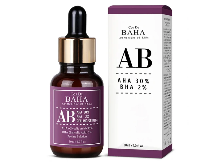 Очищаюча пілінг-сироватка для обличчя з кислотами Cos De BAHA AB AHA 30% BHA 2%, 30 мл (319253)