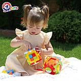 Іграшка 2476 куб "Розумний малюк" Логіка-комбі" ТехноК, фото 6