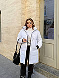Жіноча куртка осінь зим великого розміру новинка 2024, фото 3